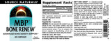 Source Naturals etiqueta con ingredientes y cumplimiento cGMP visible