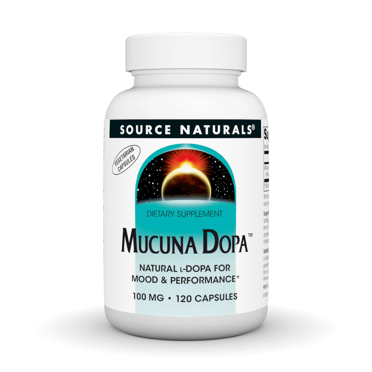 Source Naturals frasco frontal mostrando 120 cápsulas y marca reconocida