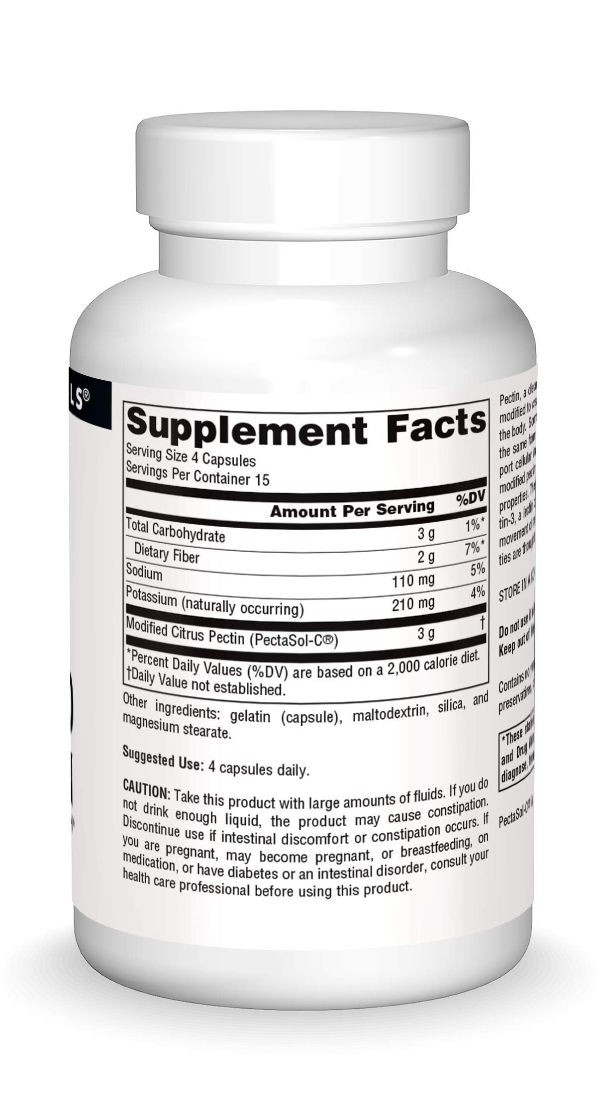 Source Naturals cápsulas en mano para comparar tamaño y facilitar la dosificación