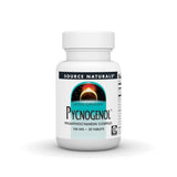 Source Naturals frasco frontal del Pycnogenol 100 mg mostrando etiqueta y cantidad