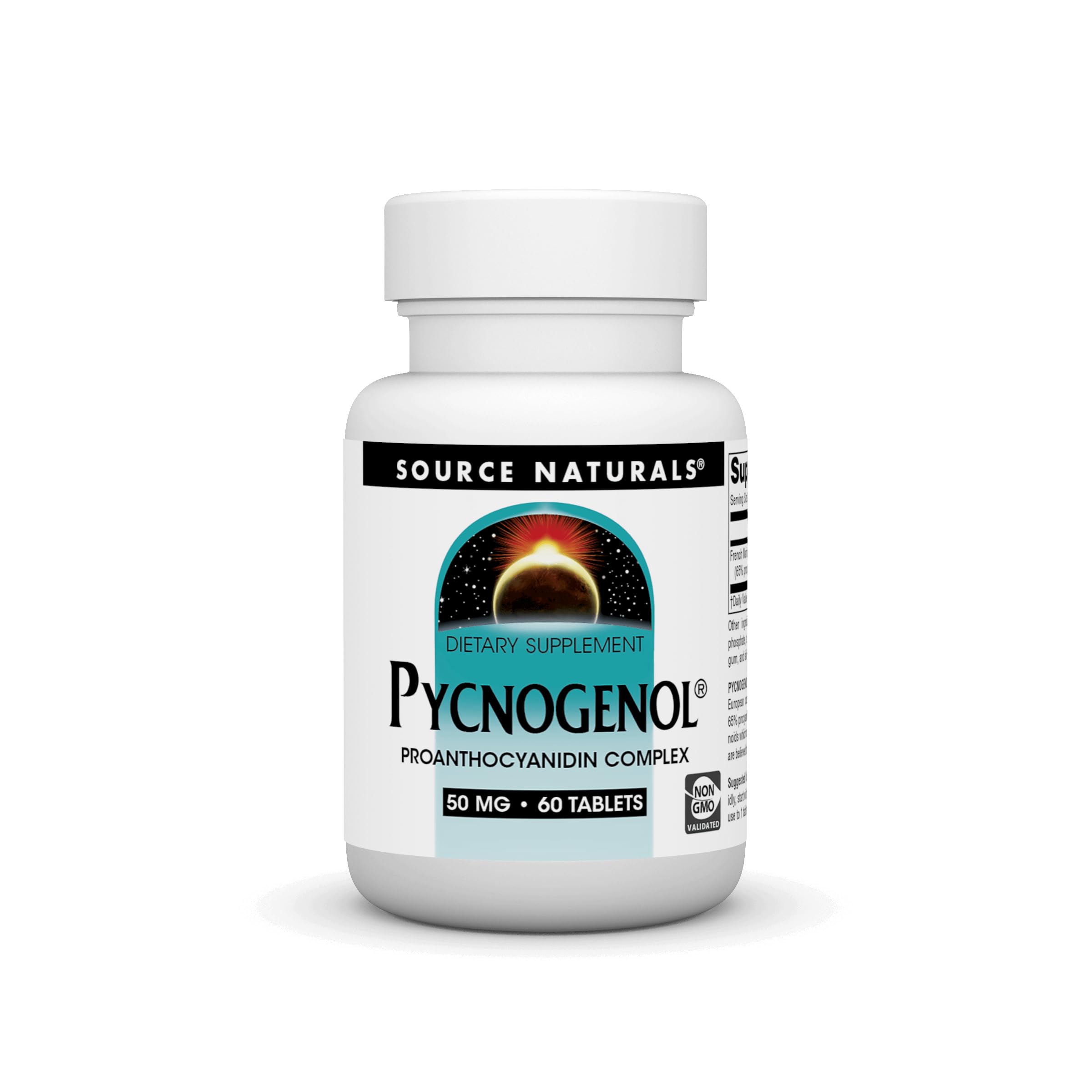 Source Naturals frasco frontal mostrando etiqueta clara y beneficio antioxidante