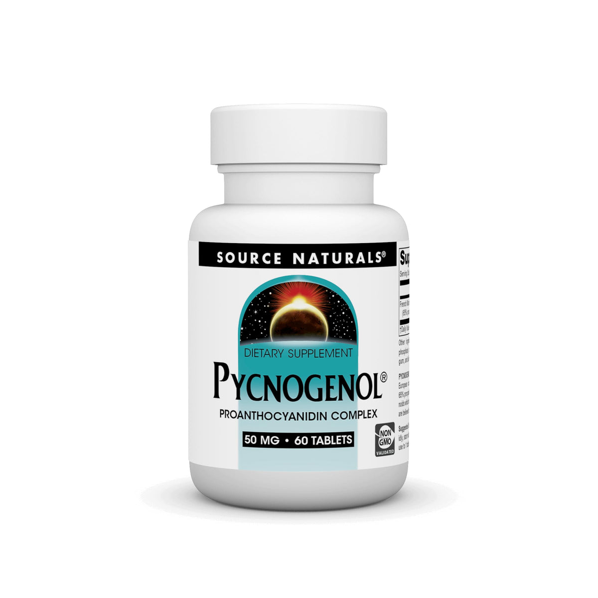 Source Naturals frasco frontal mostrando etiqueta clara y beneficio antioxidante