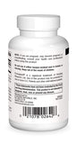 Source Naturals tableta en primer plano para ver forma y grosor fácilmente