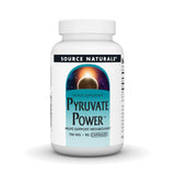 Source Naturals frasco frontal que muestra Pyruvate Power y etiqueta clara