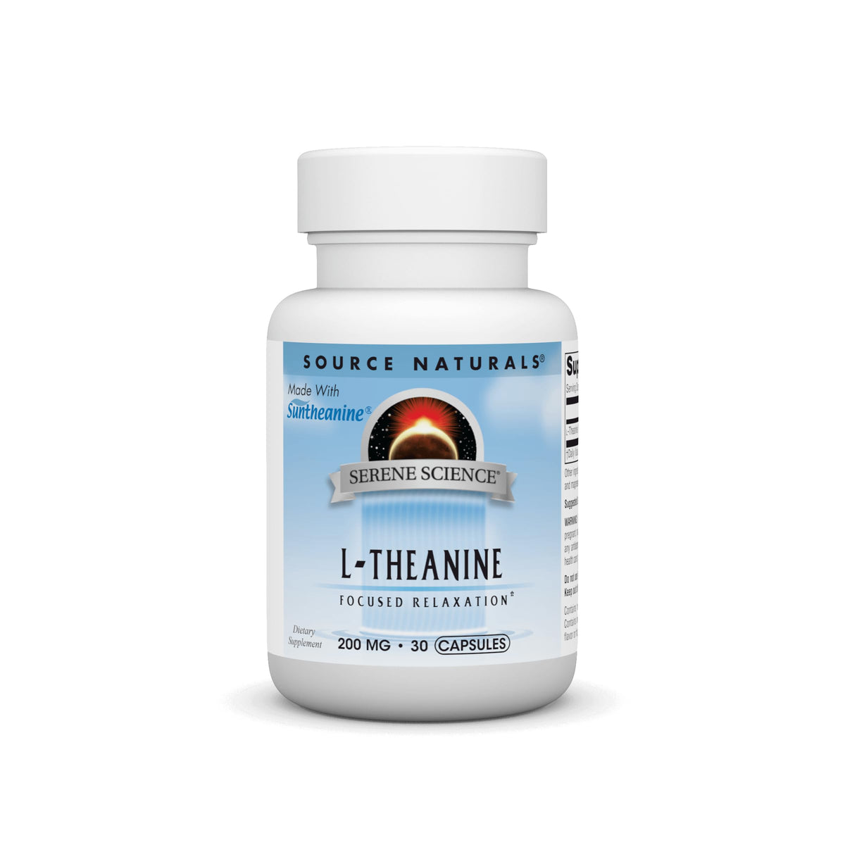 Source Naturals botella frontal mostrando etiqueta clara y beneficio de calma
