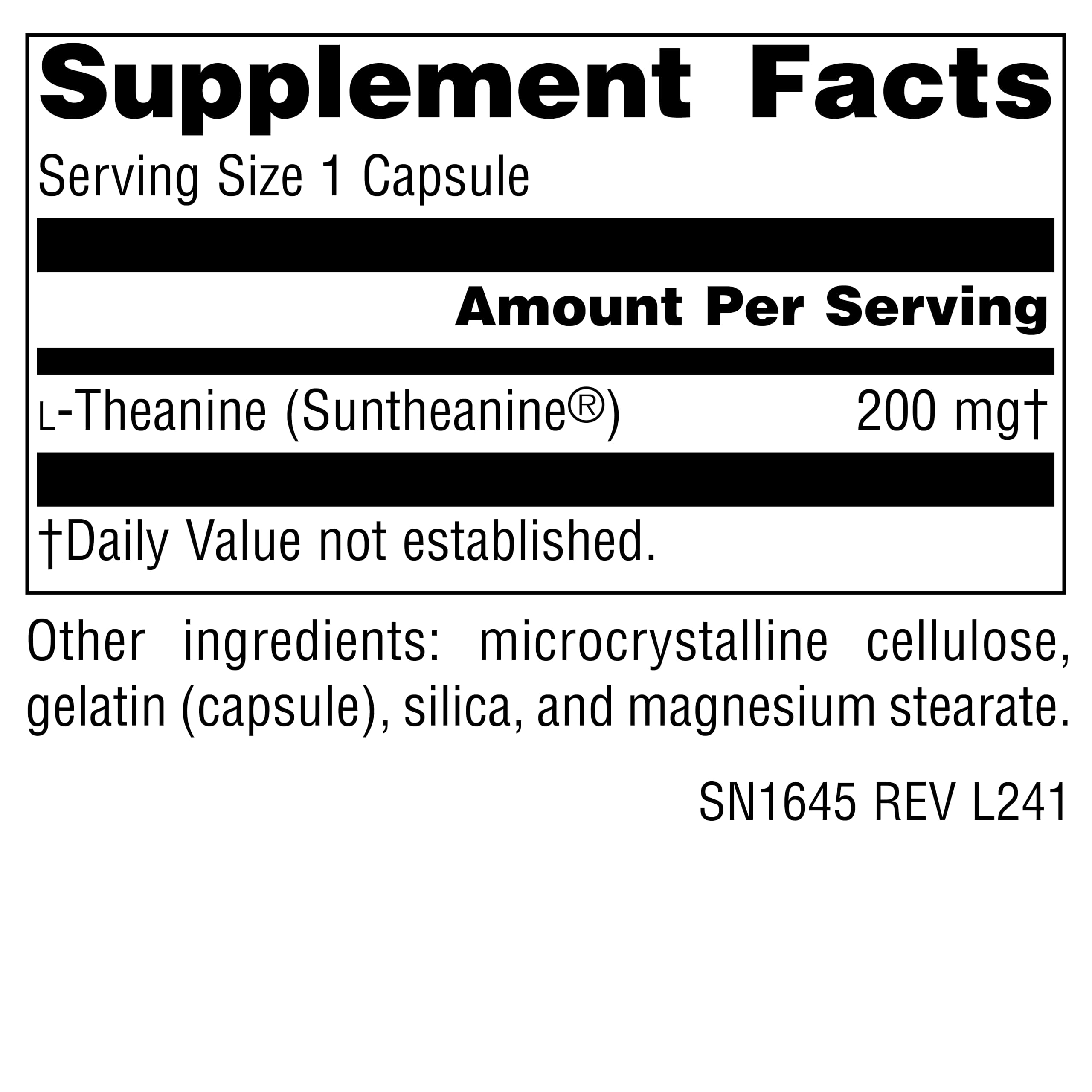 Source Naturals botella con etiqueta de instrucciones y fabricación cGMP