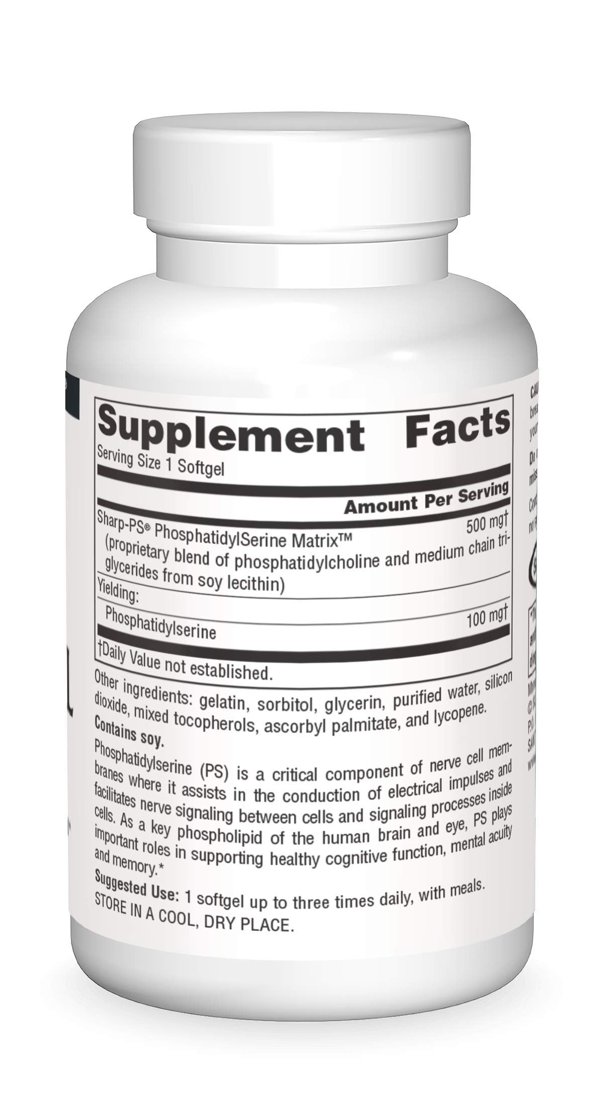 Source Naturals softgel en mano para comparar tamaño y facilidad de toma