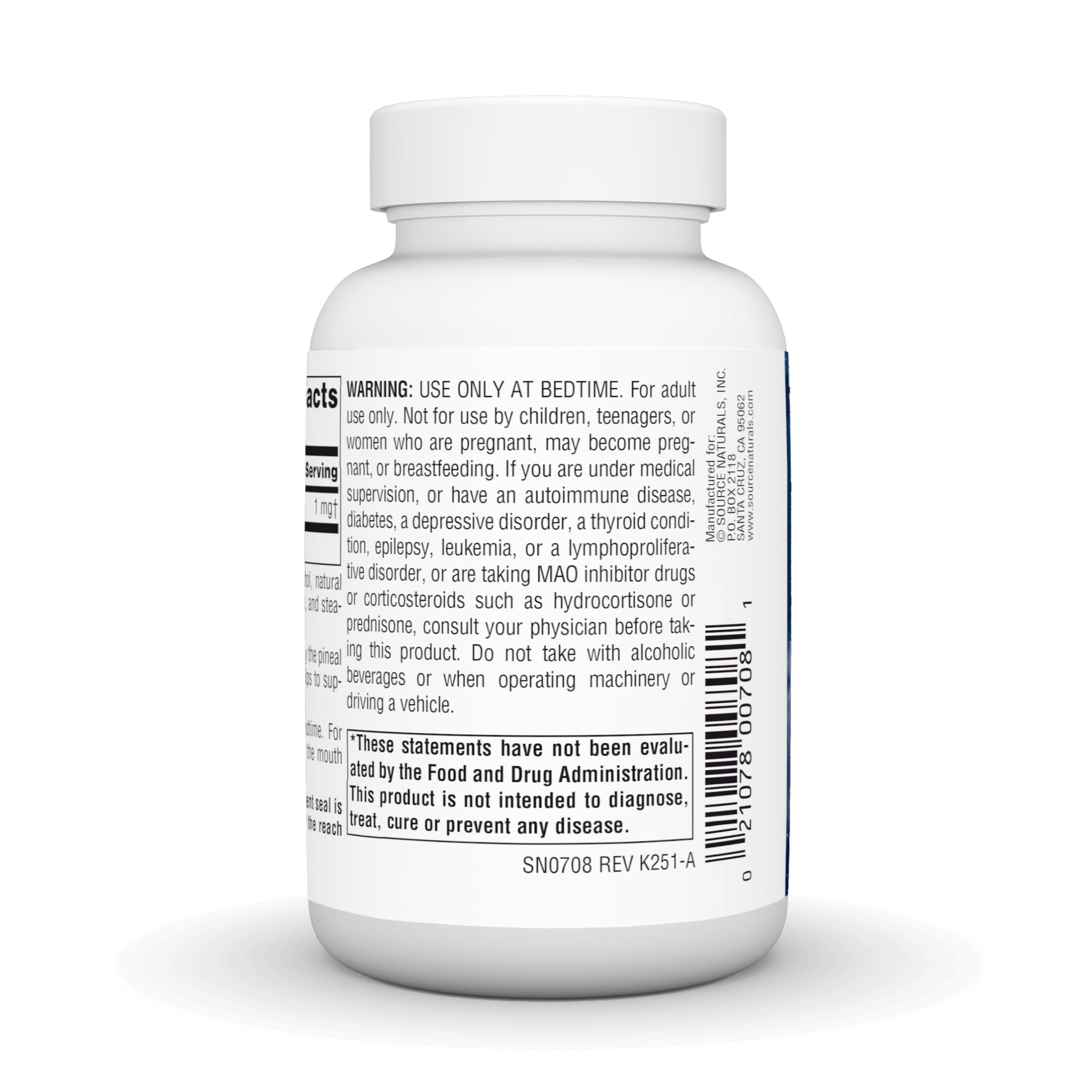 Source Naturals pastilla en mano para comparar tamaño y facilidad de uso