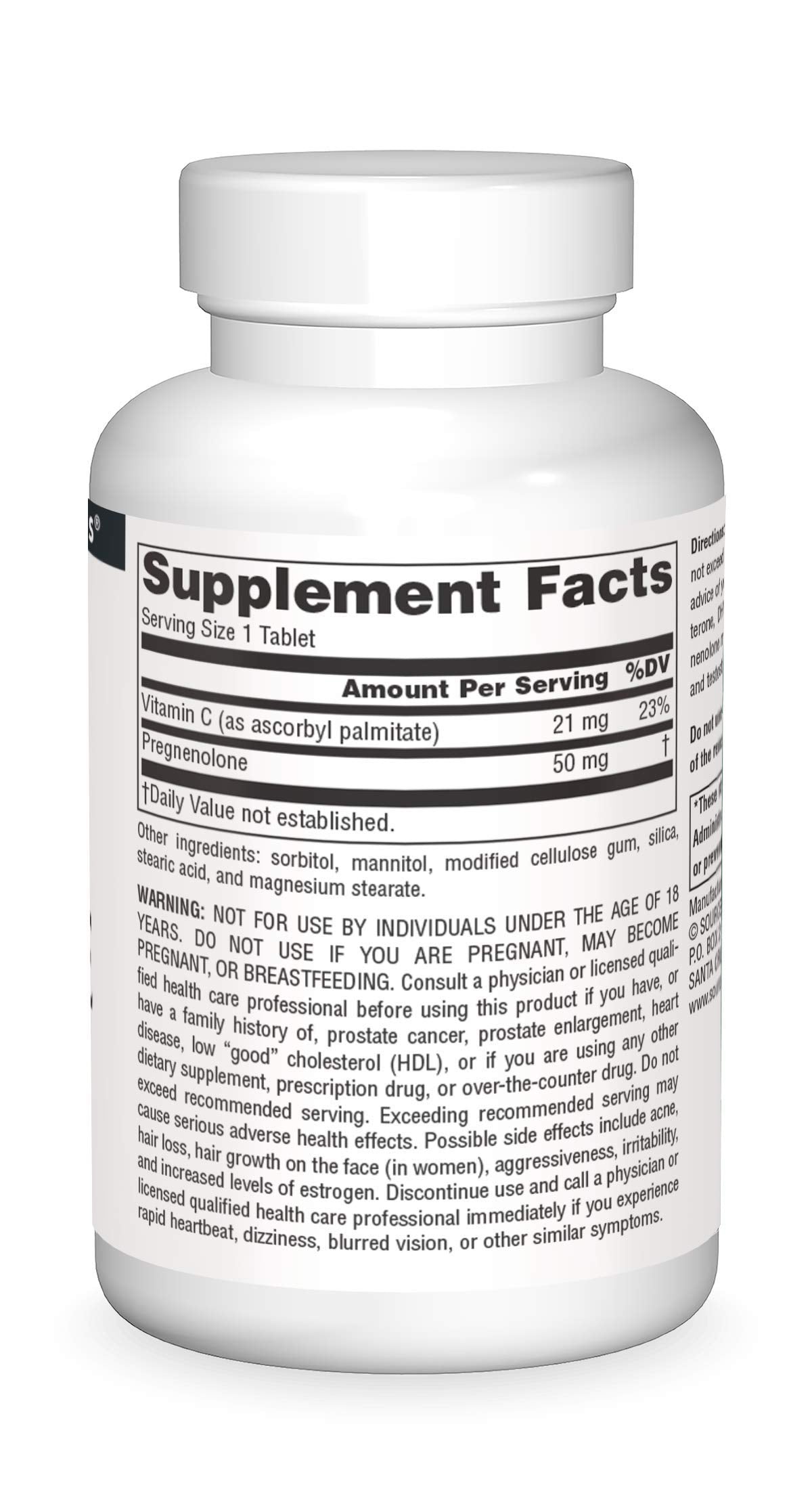 Source Naturals primer plano de la textura de la tableta para confirmar calidad y pureza