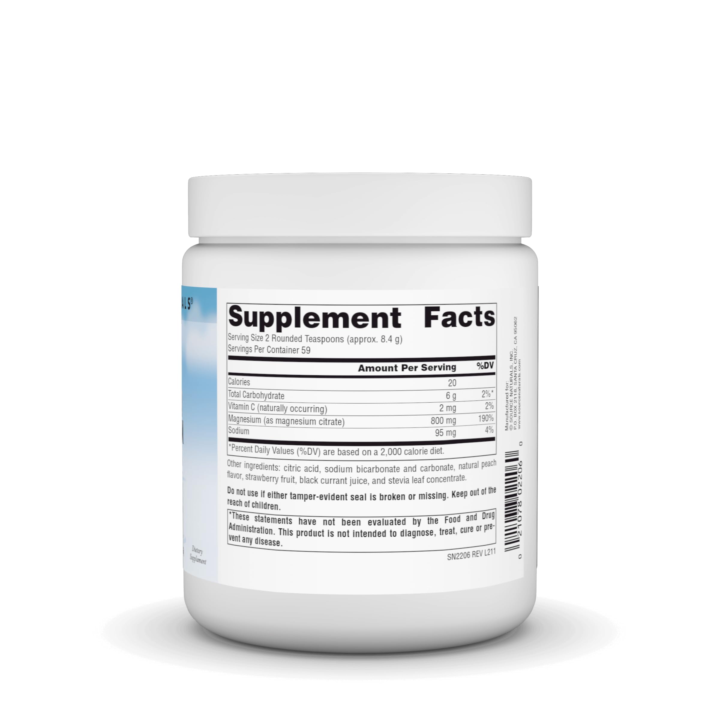 Source Naturals textura del polvo disuelto, mezcla homogénea y fácil disolución