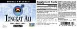 Source Naturals etiqueta del envase con certificaciones y control de calidad
