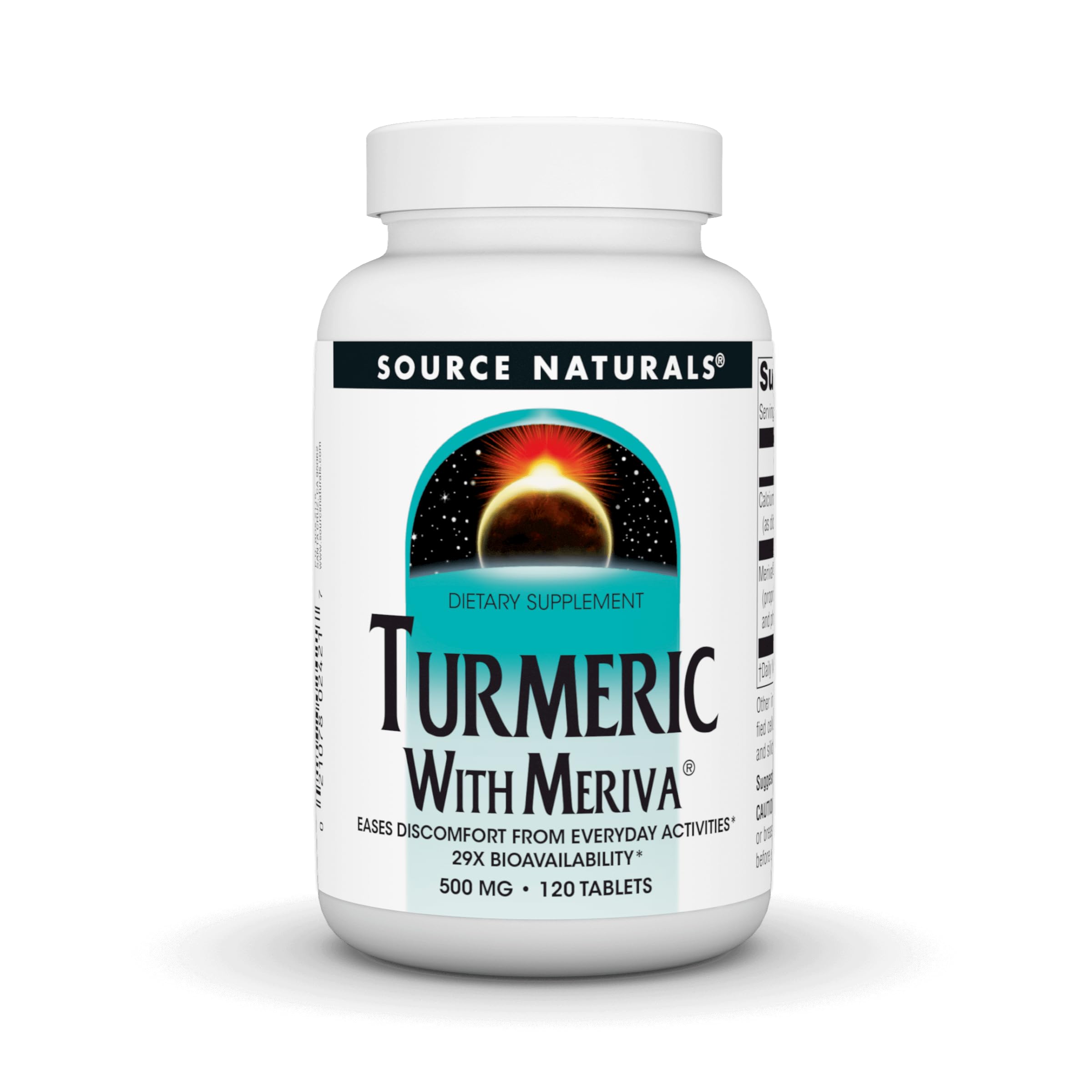 Source Naturals frente del empaque mostrando 120 tabletas y dosificación