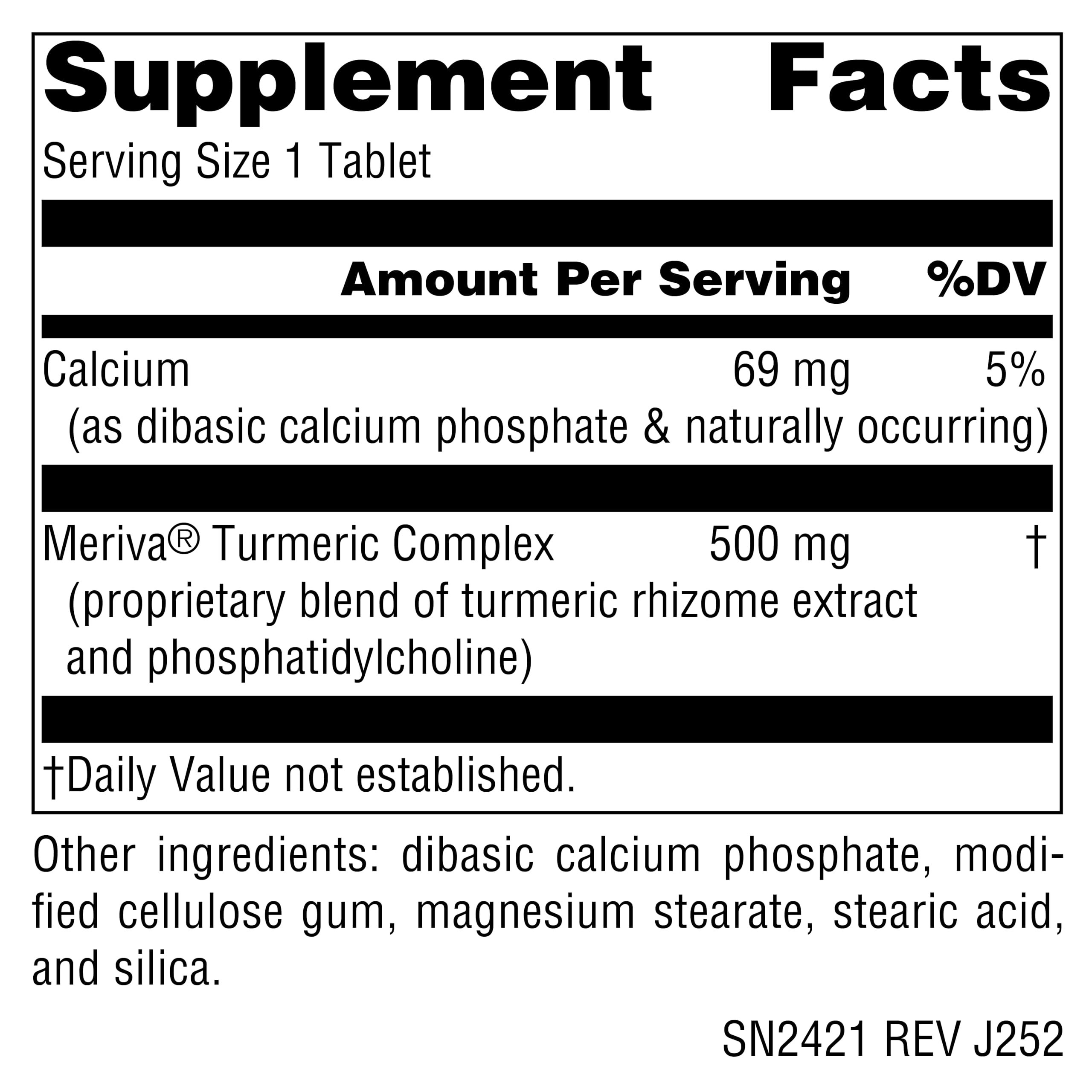 Source Naturals primer plano de la tableta mostrando textura y facilidad de ingestión