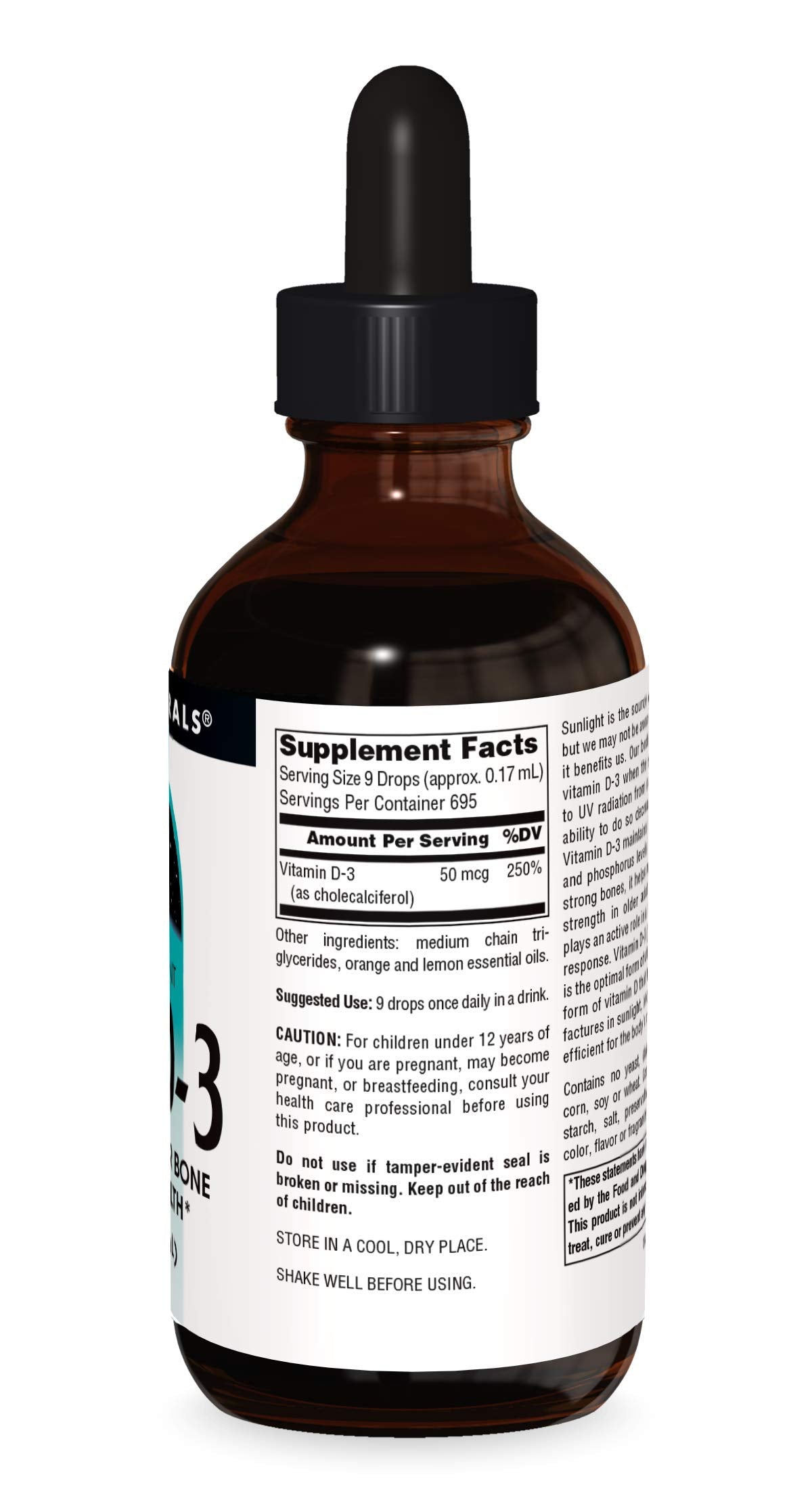 Source Naturals gotas vertidas en vaso para consumo y comodidad diaria