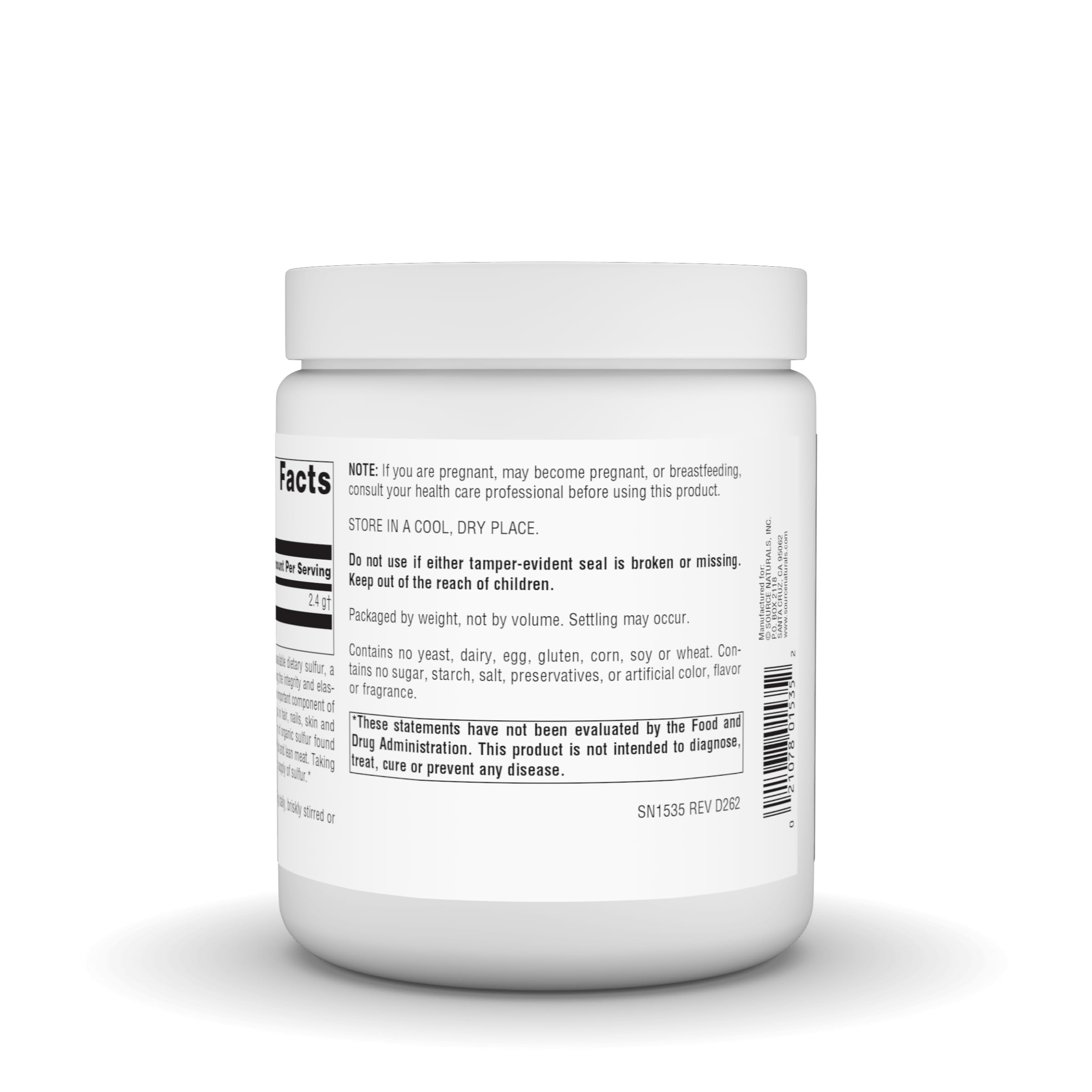 Source Naturals polvo mezclado en batido para fácil incorporación diaria