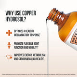 Sovereign Copper persona añadiendo hidrosol a su rutina diaria con comodidad