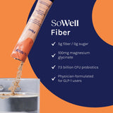 SoWell textura del polvo triple fibra resaltando mezcla homogénea