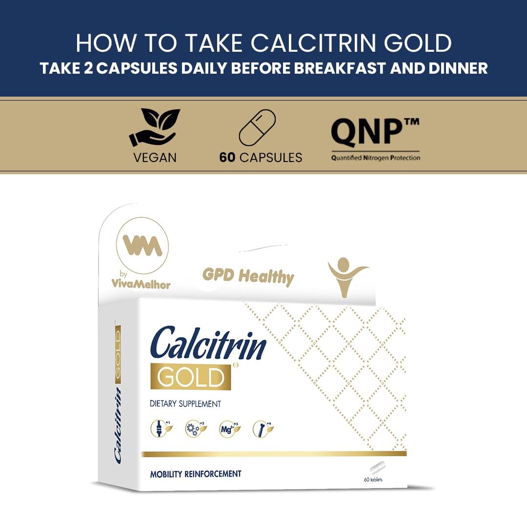 Soy Sano calcitrin gold botella abierta que ilustra presentación y acceso práctico