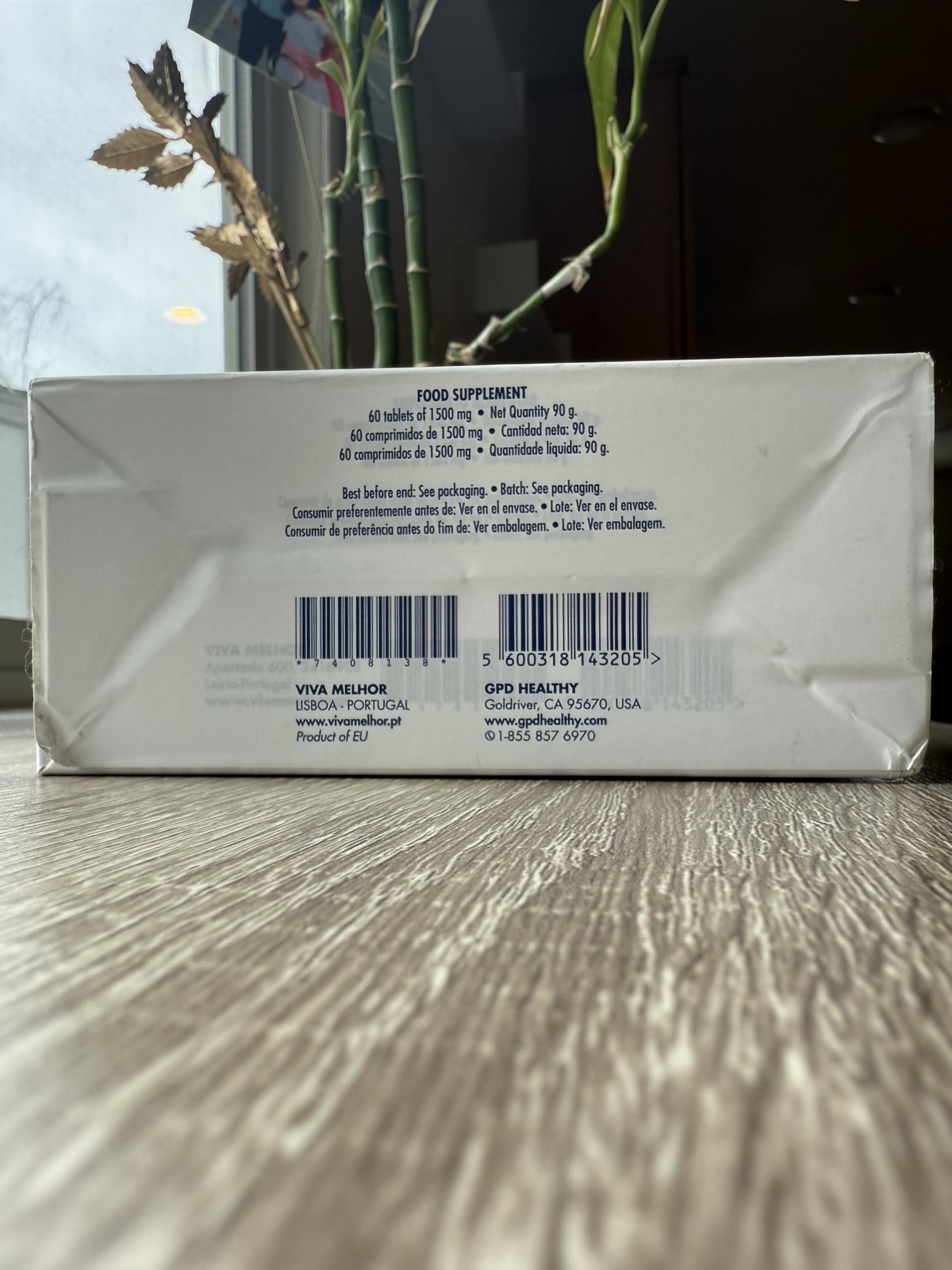 Soy Sano calcitrin gold etiqueta de ingredientes destacando calcio y vitaminas