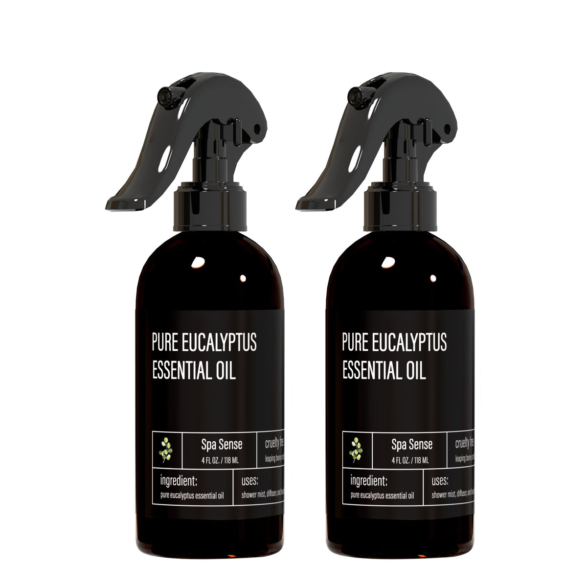 Spa Sense frasco frente mostrando diseño y uso versátil