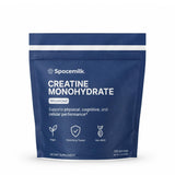 Spacemilk envase frontal, muestra limpieza y pureza del producto
