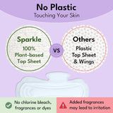 Sparkle empaque lateral con detalles, información clara de ingredientes