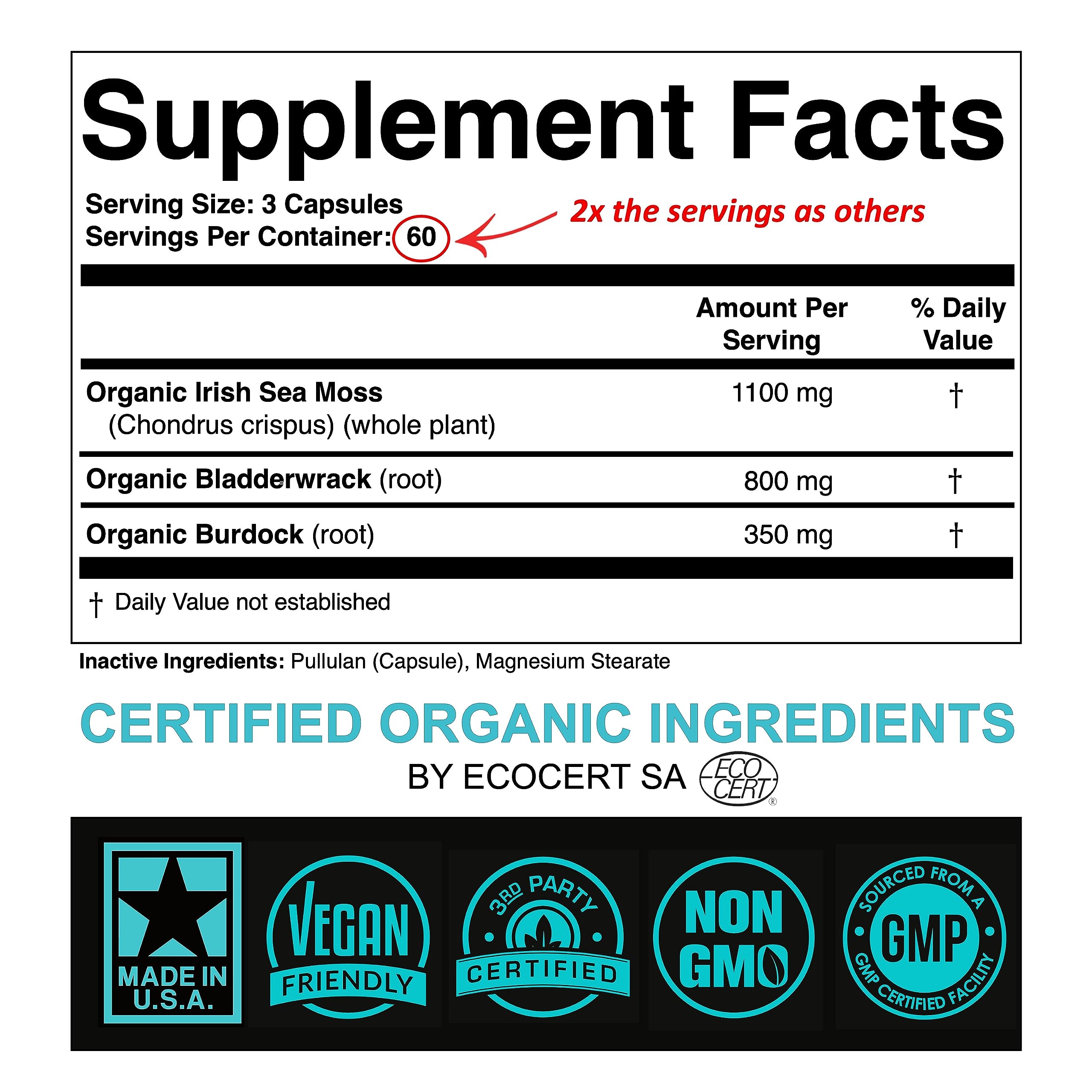 SPARTIS etiqueta con certificación EcoCert que garantiza origen orgánico