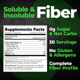Species Nutrition vaso con Fiberlyze mezclado listo para beber que facilita la digestión