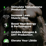 Atleta tomando Testolyze Species Nutrition antes de entrenar para apoyo muscular