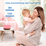 SPLITSKY difusor en dormitorio creando ambiente relajante y silencioso