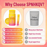 SPNHKOV sobre junto a regla para comparar tamaño y conveniencia