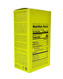 Sport Drink comparación de tamaño con barra energética, formato portátil