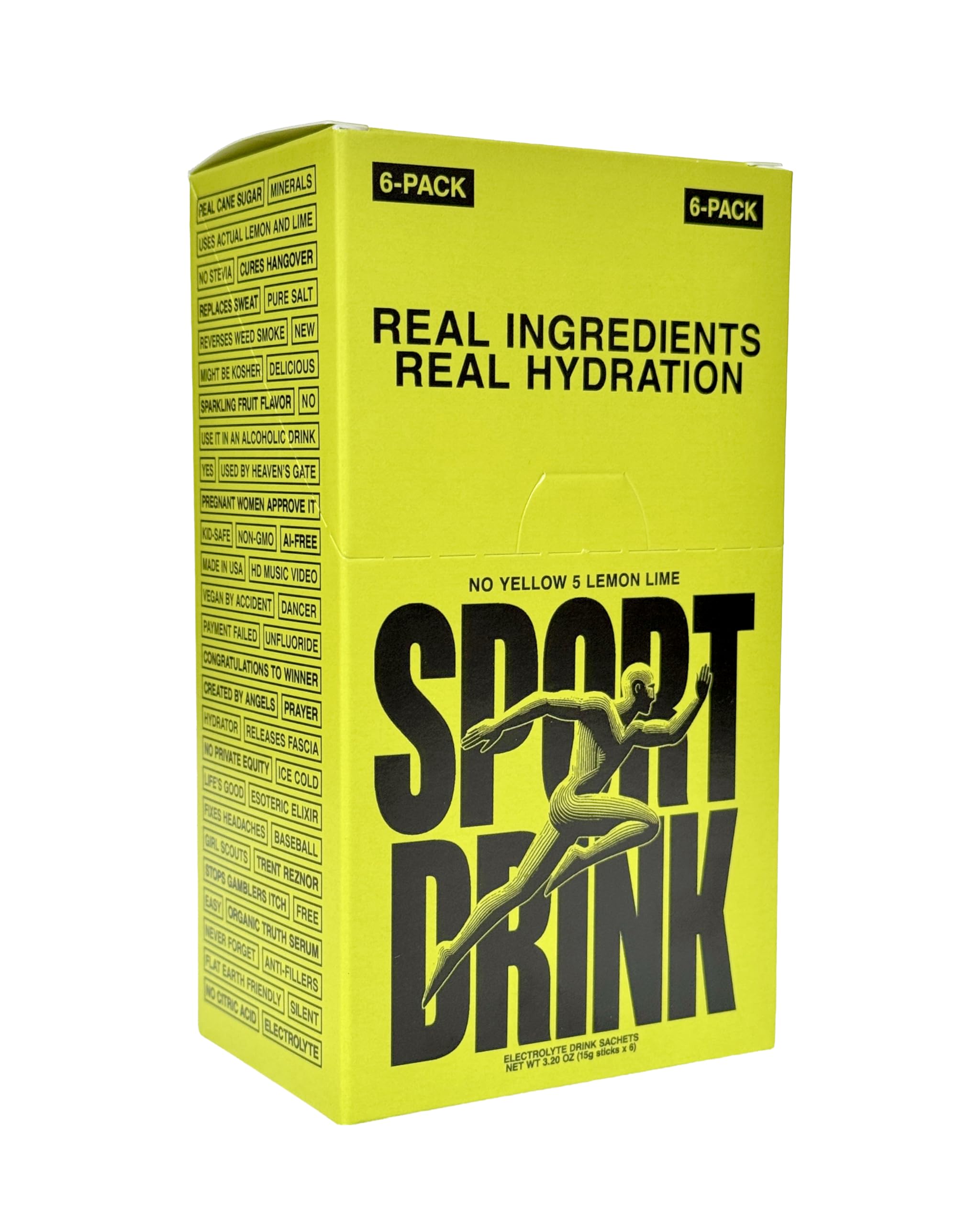 Sport Drink polvo disolviéndose en vaso con agua, hidratación inmediata