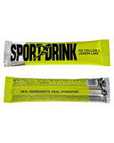 Sport Drink stick individual en mano compostable, fácil de transportar