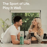 Sports Research frasco en cocina moderna, producto versátil para estilo de vida activo