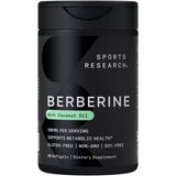 Sports Research frasco frontal mostrando etiqueta y beneficios