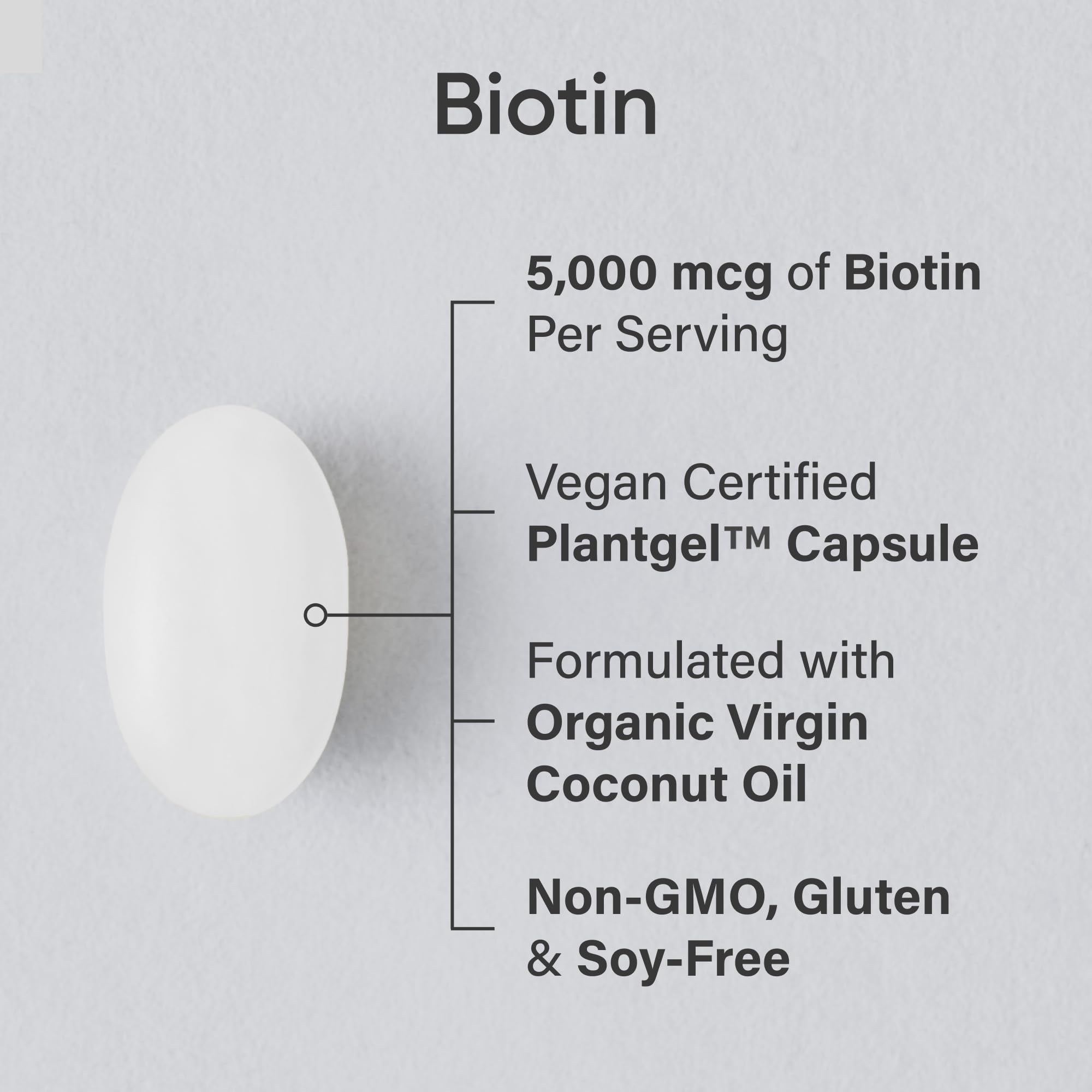 Capsula Plantgel de Sports Research en primer plano, fácil de tragar