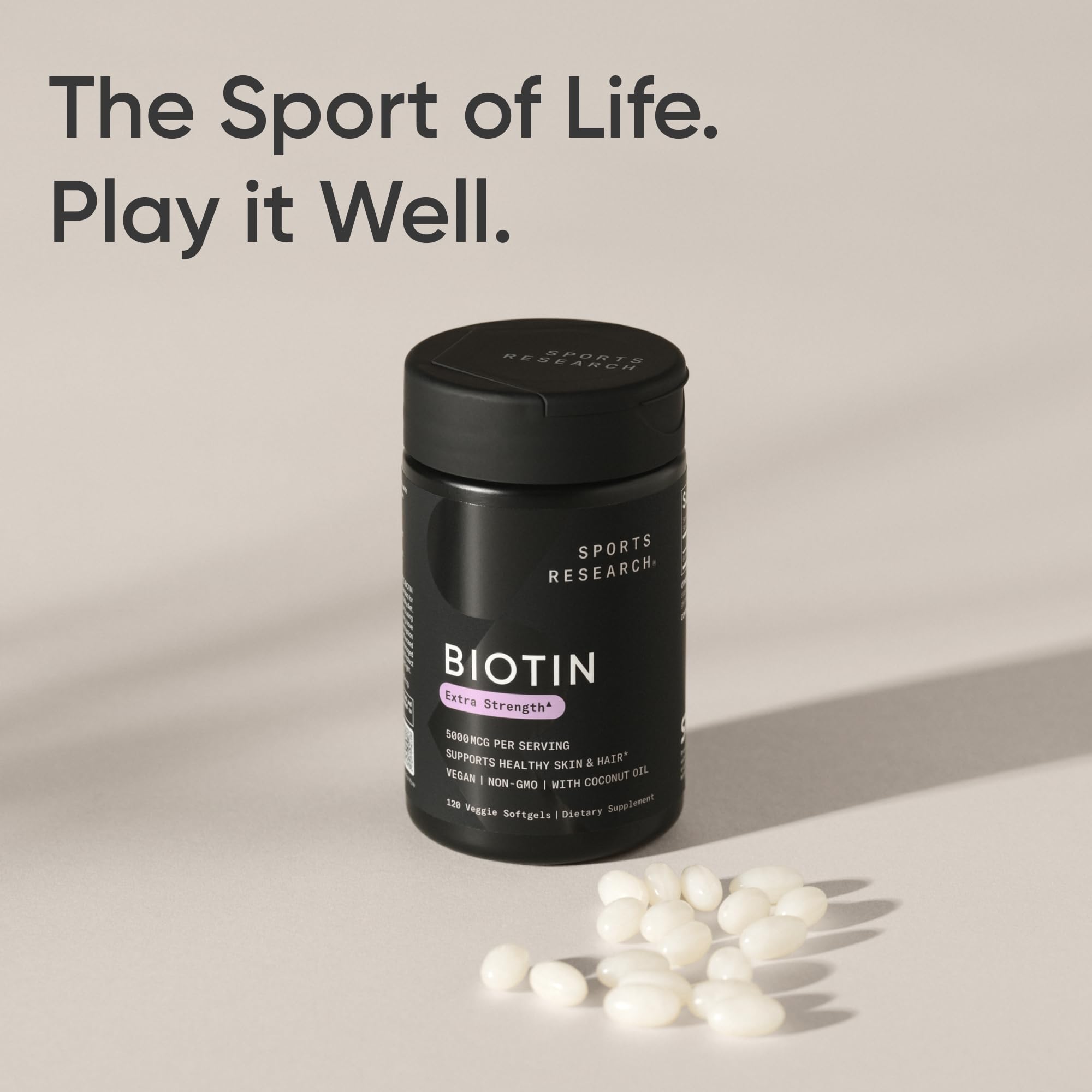 Comparación de potencias Sports Research 2,500 5,000 10,000 mcg para elegir