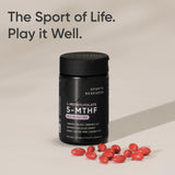 Botella y 90 plantgels Sports Research organizados para percepción de cantidad y valor