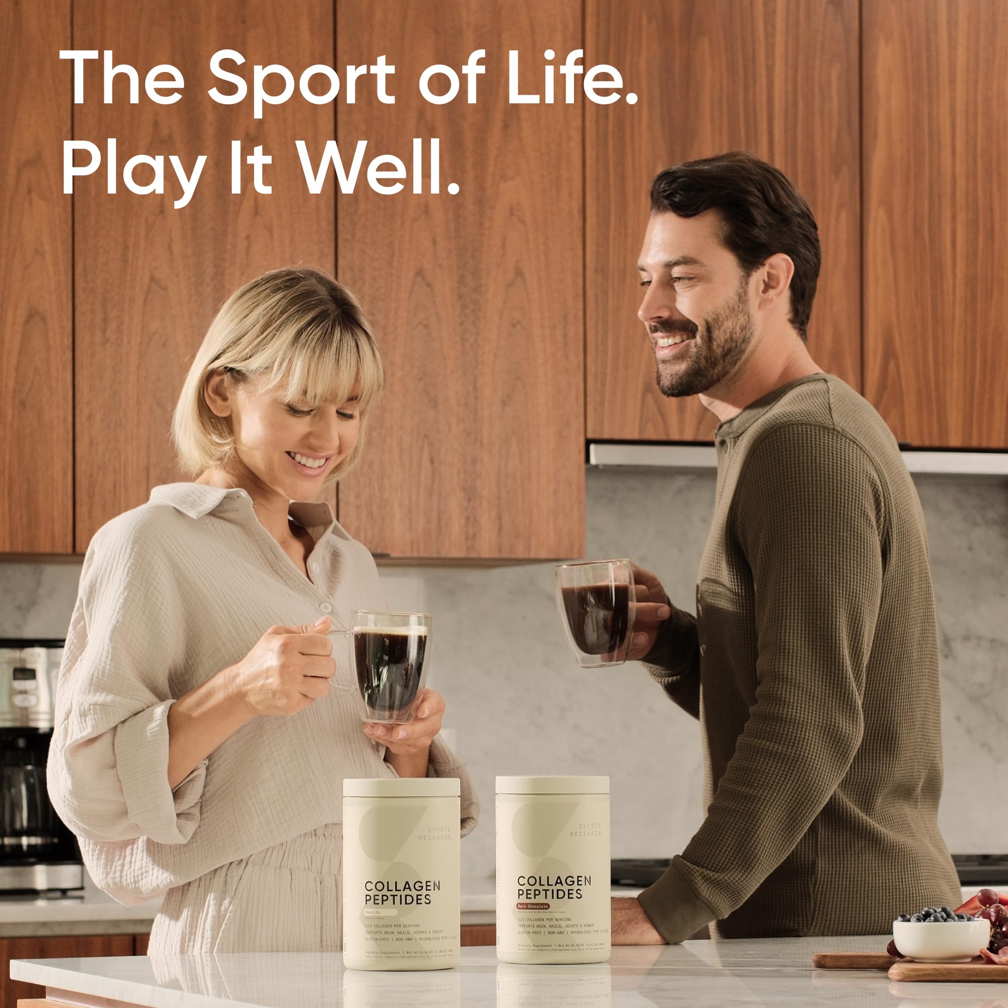 Sports Research sellos de certificación que infieren calidad y pureza