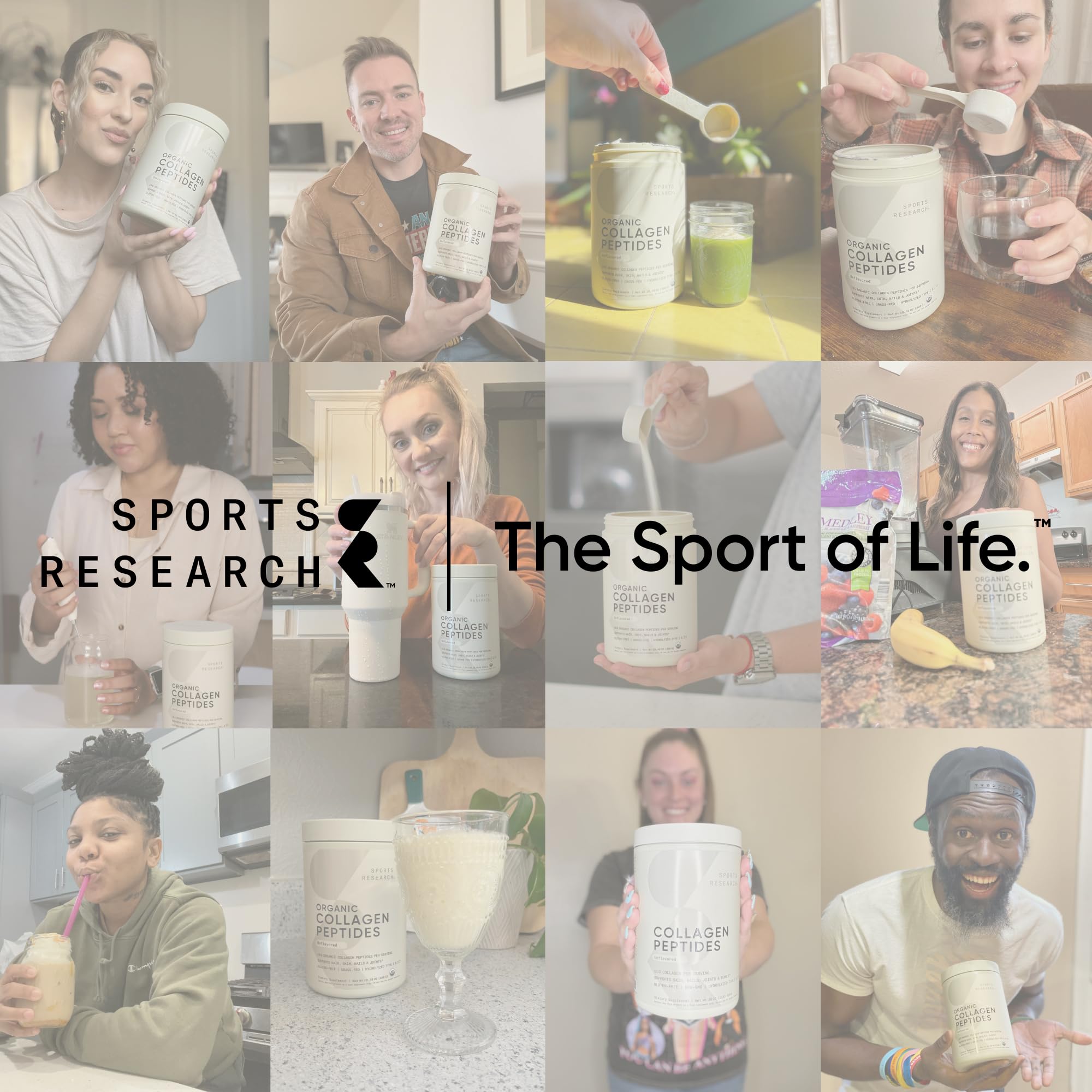 Sports Research envase en desayuno saludable, mejora la proteína diaria sin alterar recetas