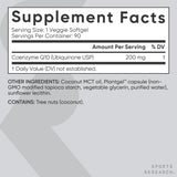 Sports Research etiqueta nutricional detallada con ingredientes transparentes