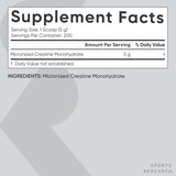 Sports Research etiqueta con información y beneficios de certificaciones claras