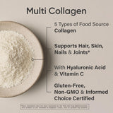 Sports Research etiqueta con lista de colágenos y otros ingredientes
