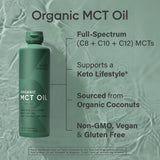 Sports Research aceite MCT vertido en café para textura cremosa