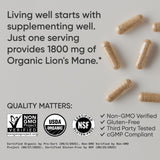 Sports Research etiqueta con lista de ingredientes y certificados orgánicos para transparencia