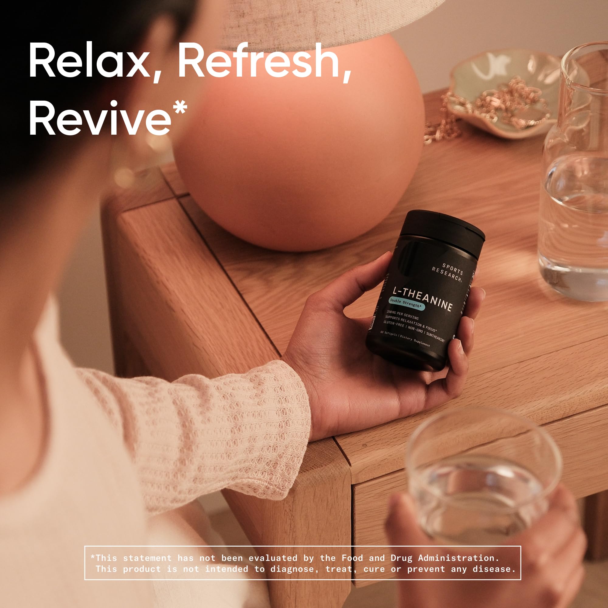 Sports Research etiqueta nutricional legible indicando ingredientes y pureza