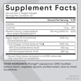 Sports Research etiqueta nutricional en primer plano con información transparente