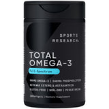 Sports Research frasco frontal mostrando el envase y beneficio de alta potencia