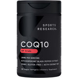 Sports Research envase frontal mostrando 120 veggys y beneficios de absorción